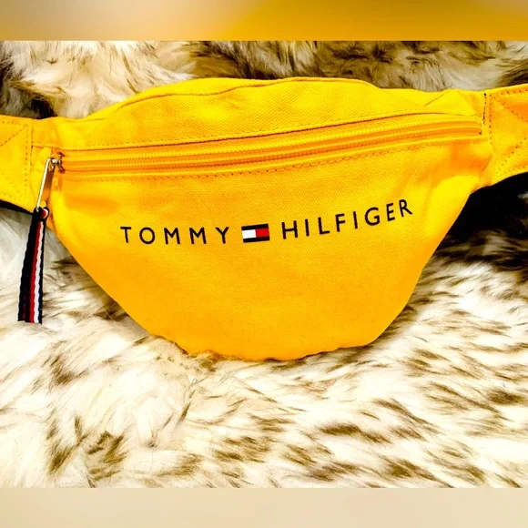 Tommy Hilfiger Bags Tommy Hilfiger Nwt Logo Yellow Fanny Pack